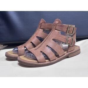 Kork-Ease Baltea Gladiator Leather US 6 M Brown Flat Sandals